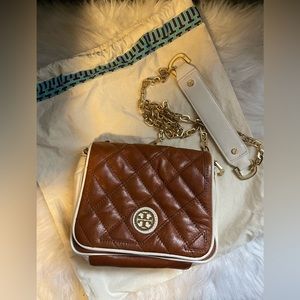 Tory Burch quilted leather